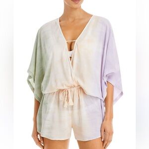 Gypsy Surf Tie-Dye beach cover romper NWT retail 70$